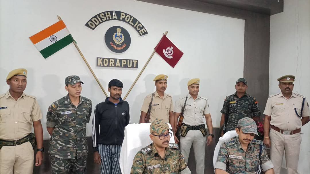 बड़ी खबर – खूंखार नक्सली कुंजम हिडमा AK-47 और भारी विस्फोटकों के साथ गिरफ्तार
